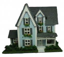 Complete Kit 1:144th Inch Scale Victorian Style House