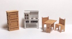 Quarter Inch Scale Country Style Kitchen Furniture Kit