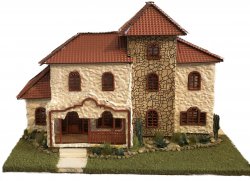 Complete 1:144th Inch Scale Southwestern Style House Kit