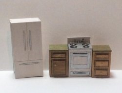 Quarter Inch Scale Modern Kitchen Furniture Kit