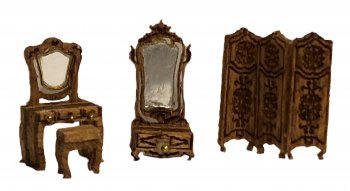 1:144th Scale Victorian Lady's Dressing Room
