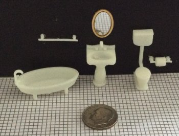 Quarter Inch Bathroom Set