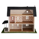 Complete Kit Quarter Inch Scale Country Style Farm House