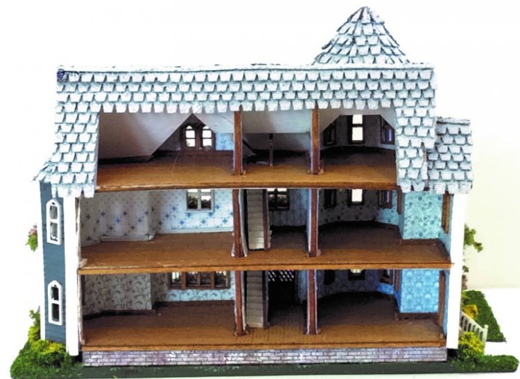 Complete kit- 1:144th Inch Scale St. Beckham Gothic Victorian - Click Image to Close