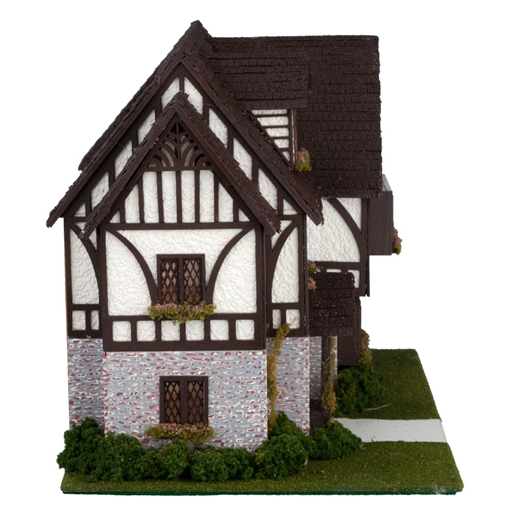 Complete Kit Quarter Inch Scale Tudor Style House - Click Image to Close